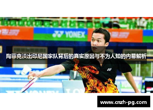 陶菲克淡出印尼国家队背后的真实原因与不为人知的内幕解析